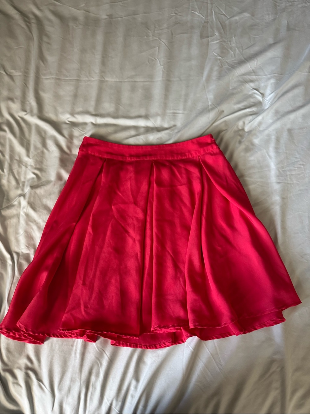 Collective Concepts Bright Red Circle Skirt